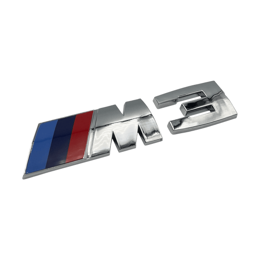 Krom BMW M3 bakre emblem 