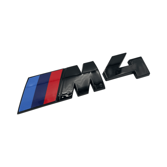 Svart BMW M4 Emblem bak 