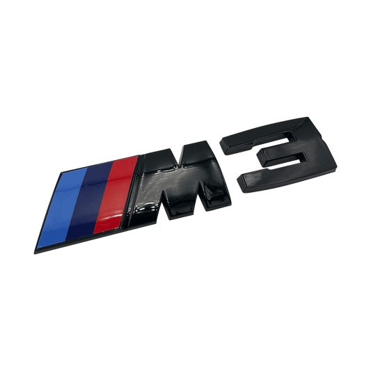 Svart BMW M3 bakemblem 