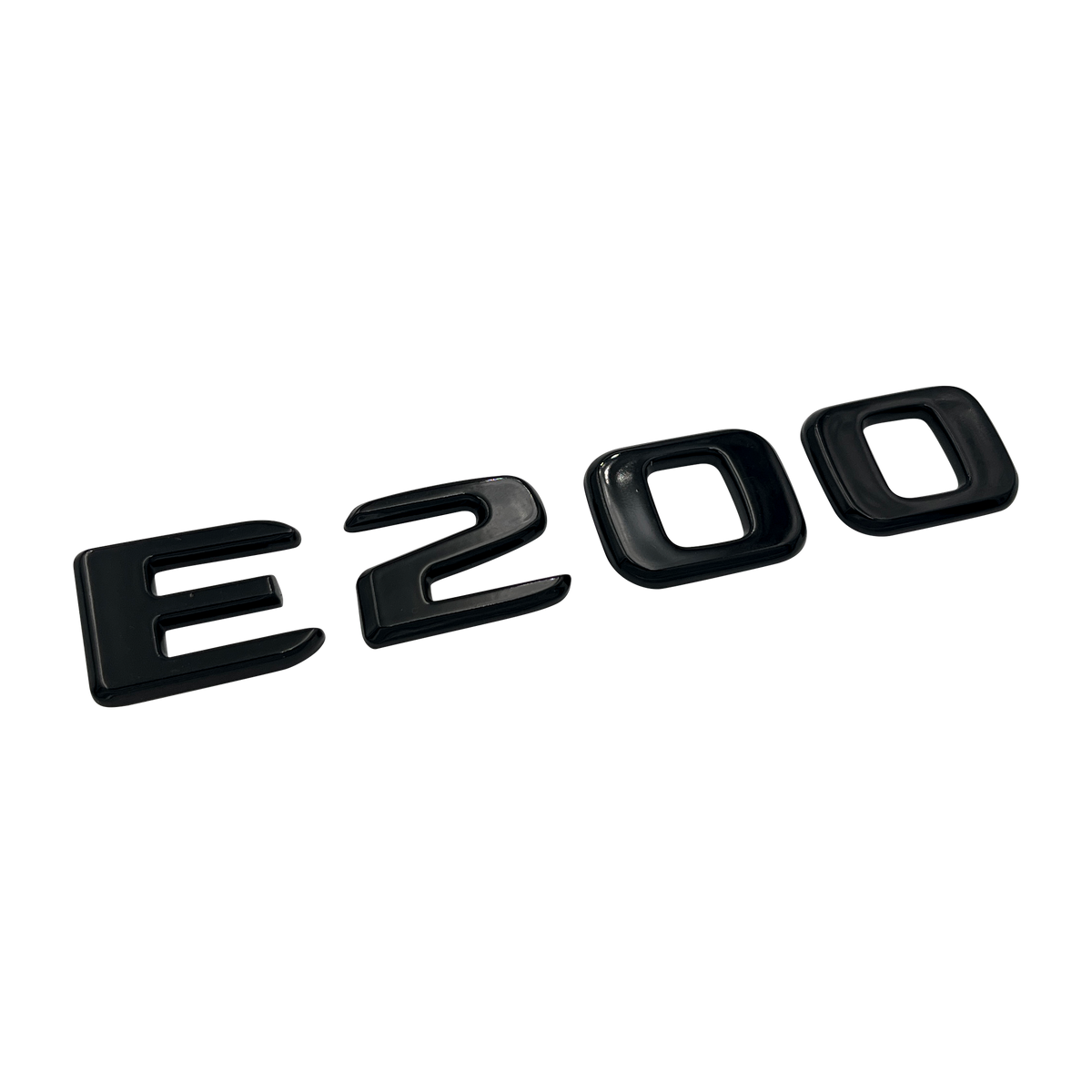 Sort Mercedes E200 Emblem