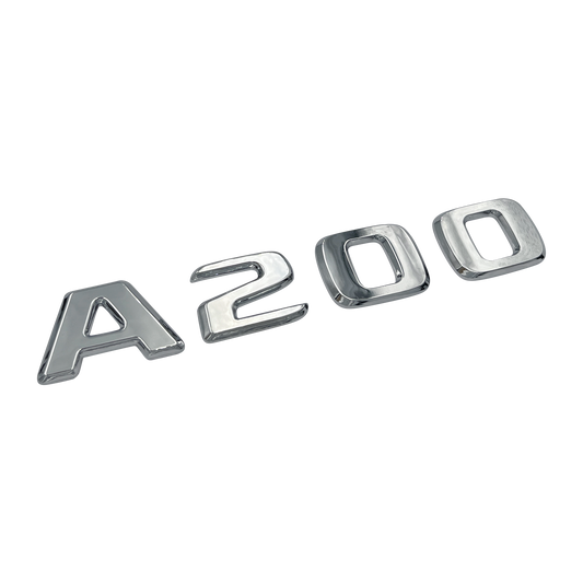 Chrome Mercedes A200 Emblem