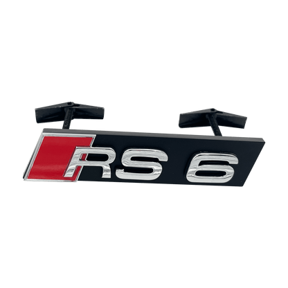Krom Audi RS6 frontemblem