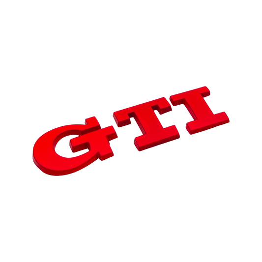 Rød VW GTI Bag Emblem