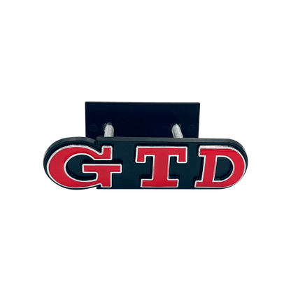 Rød VW GTD Front Emblem