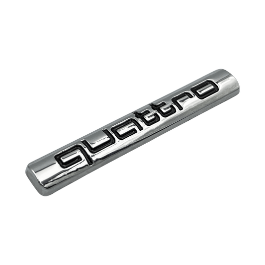 Chrome Audi quattro Bag Emblem