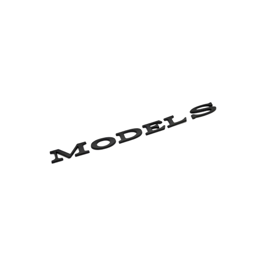 Sort Tesla Model S Bag Emblem Badge